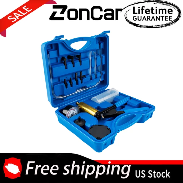 Hand Held Vacuum Pressure Pump Tester Kit Brake Fluid Bleeder Car Universal Hand Held Vacuum Pressure Pump Tester Kit Brake Fluid Bleeder Car Universal