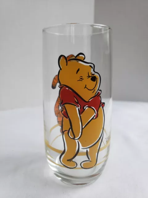 Vintage Winnie The Pooh and Tigger Anchor Hocking Disney Glass/Tumbler #P