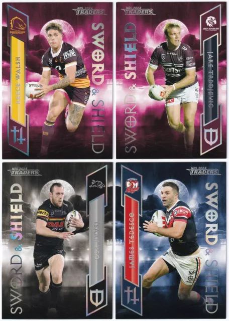 2024 Tla Nrl Traders 'Sword & Shield' Cards - Choose Your Card