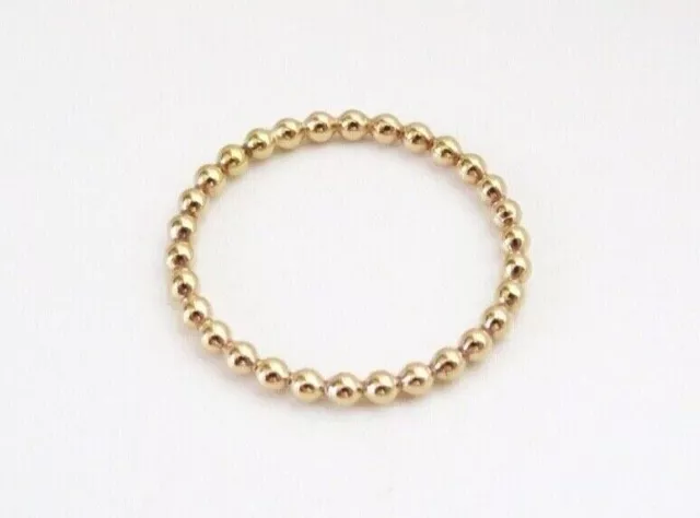 Gold Bubble Ring, Gold Filled Ring, Gold Ring, Bubble Bead Ring, Gold Bead Ring