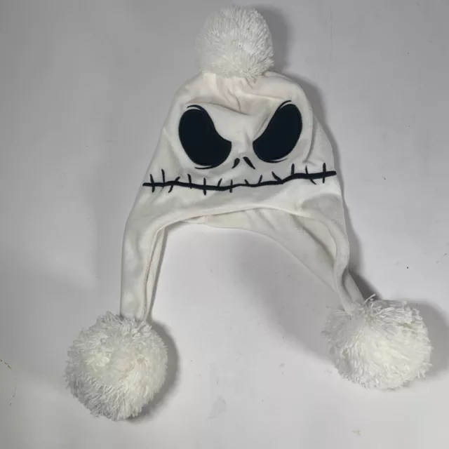 Disney Parks Jack Skellington Nightmare Before Christmas Winter Poofball Hat