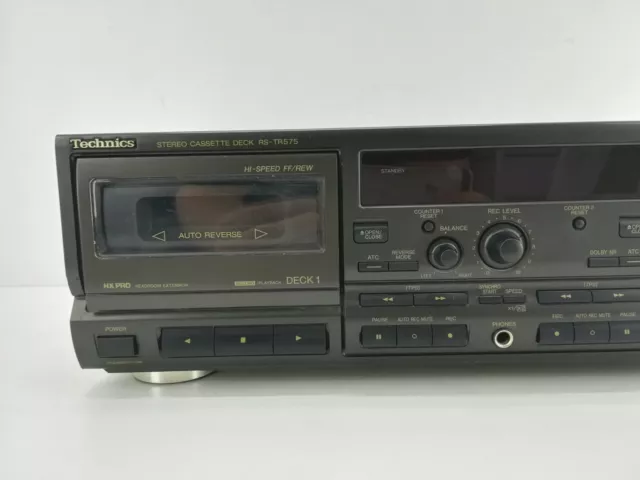 Pletina Cassette TECHNICS RS-TS575 Stereo Hi-fi Reproductor Grabador - AA+++ 3