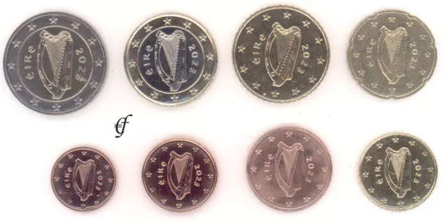 Irland alle 8 Münzen 1 Cent - 2 Euro Kursmünzenset KMS alle Jahre wählen