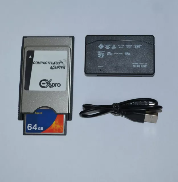 64 GB PCMCIA für Mercedes Benz System Comand APS C197 W212 W204 W221 W207