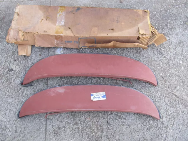NOS 1968 Chevy II Nova FENDER SKIRTS  Steel Fox Craft CWS-68-II