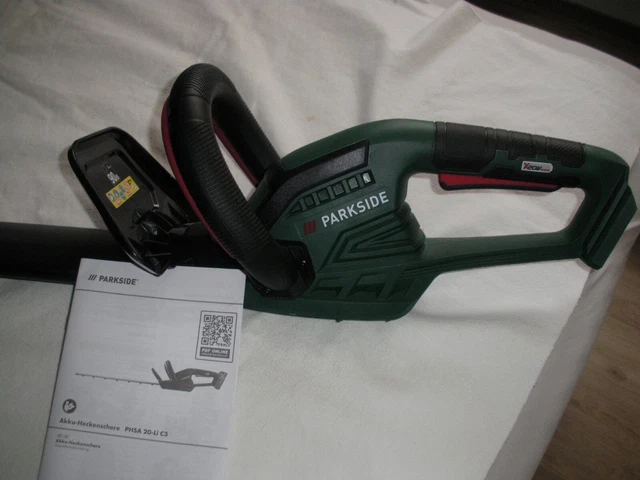 57+ Parkside Heckenschere Akku 20V, 4ah akku) + headnmore®