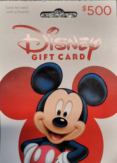 Walt Disney World gift card $500