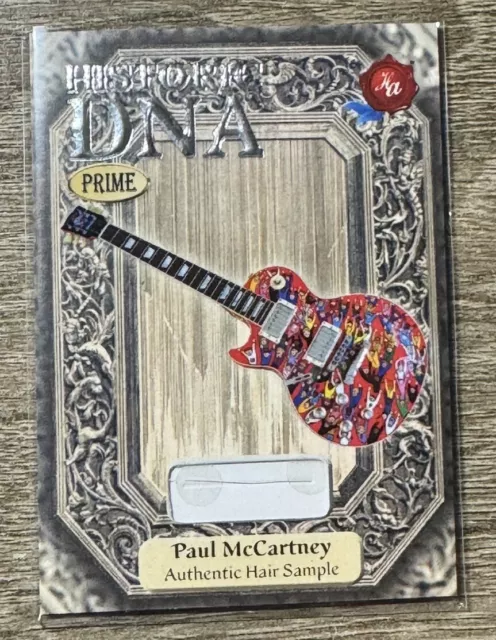 2024 HISTORIC PRIME DNA Paul McCartney Hair Sample Relic /25 The ...