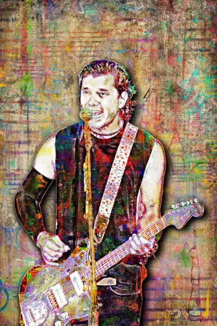 Gavin Rossdale of Bush Poster, Bush Tribute Fine Art FREE SHIPPING