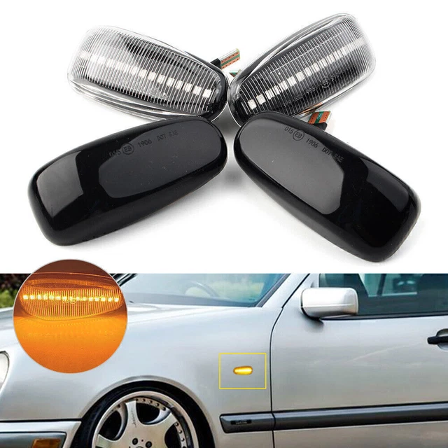 LED Dynamic Side Marker Light Turn Signal Light For Mercedes Benz C E W210 etc