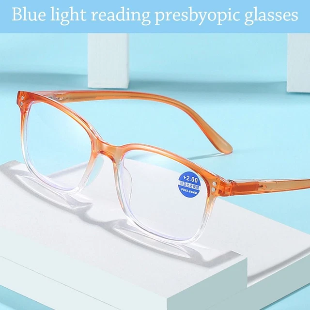 Portable Reading Glasses Eye Protection Hyperopia Glasses  Men Women