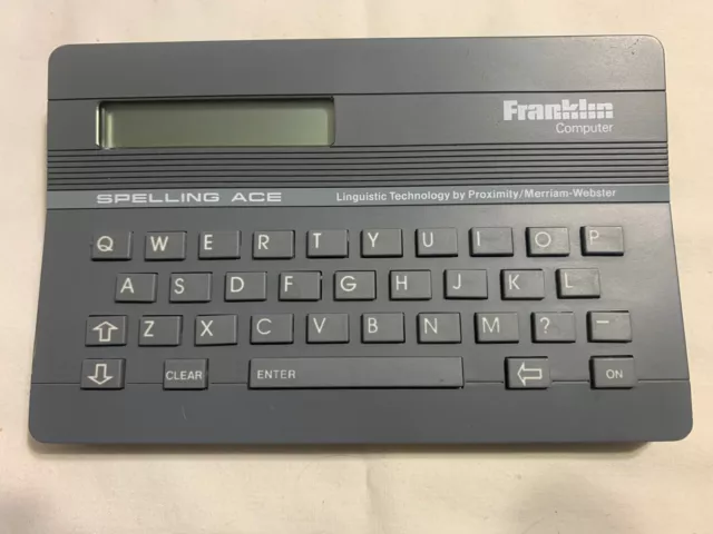 Franklin Computer Spelling Ace SA-98 English Spell Checker - Tested Working