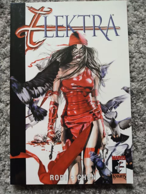 ELEKTRA Vol 3 - RELENTLESS - Softcover - TPB - Marvel Knights - OOP - RARE