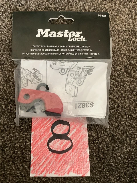 Master Lock Miniature Circuit Breakers Lock Out Device - S3821