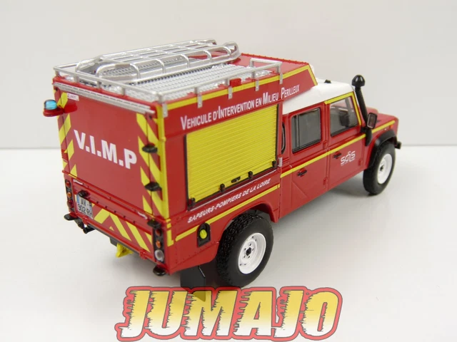 Camion De Pompiers Land Rover à L'échelle 1/43 - Modèle Réduit Neuf - VIMP
