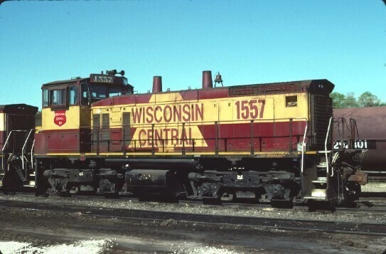 Wc 1557 Sw-1500 Fond Du Lac Wi (Wisconsin Central) Original Slide 06-03-94 T7-16