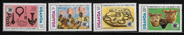 Uganda 360-63 African Art Mint NH