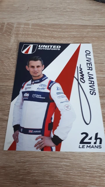 carte  pilote dédicacé 24h Du Mans 2023  de la parade ,le centenaire des 24h00.