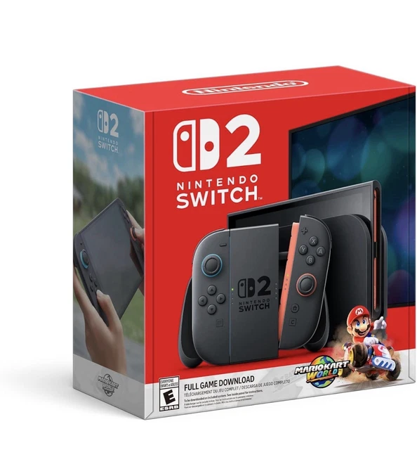 NINTENDO SWITCH 2 Console + Mario Kart World Bundle - Brand New $672.40 ...