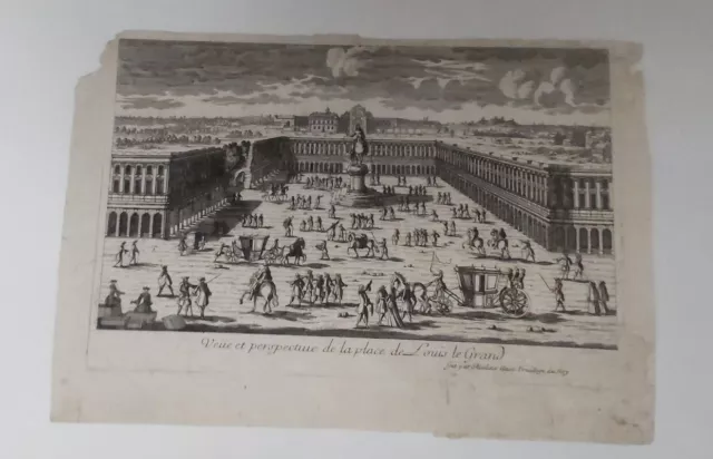 Vue d'optique - Paris place Louis le Grand