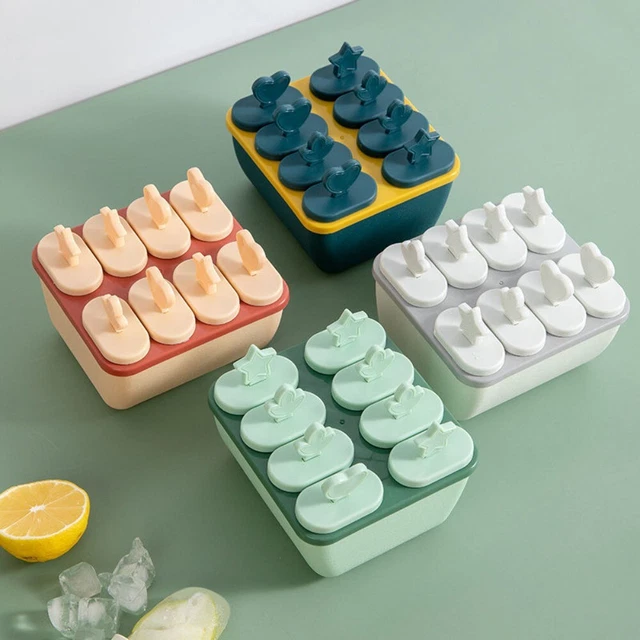 Gadgets Summer Home Ice Cream Makers Reusable DIY Popsicle Mold with Lid Stick