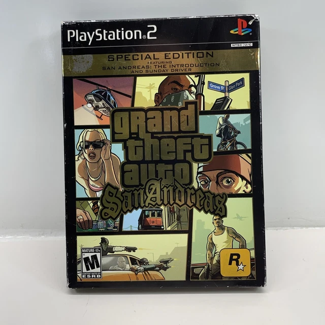 GTA San Andreas Sur PS2 – Grand Theft Auto – Sony PlayStation 2 – Bon état, Jeu Complet