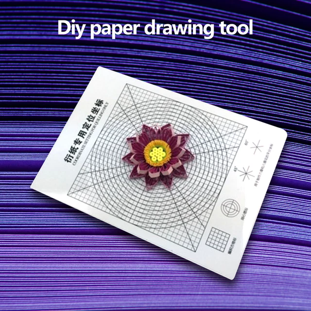Release Drawing Locating Paper Craft Quilled Setting for DIY Paper Handmade Tool