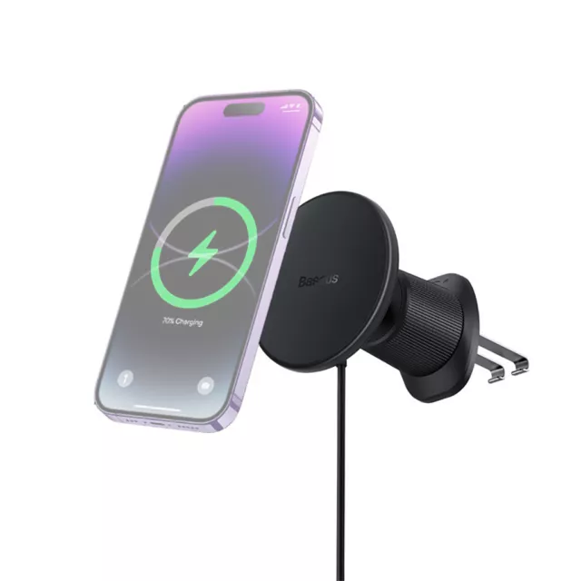 Baseus Magnetic Wireless Charger Car Mount Air Vent Version 15W