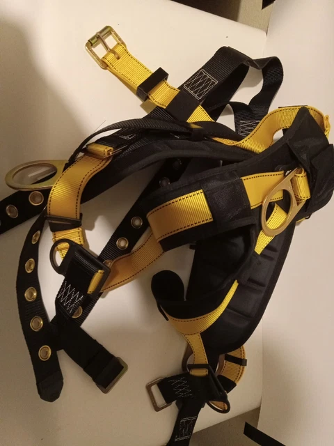 WELKFORDER 3D-Ring Industrial Fall Protection Safety Harness ANSI/ASSE Z359.1...