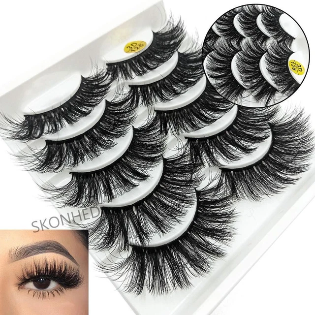 Wispy Flared Crisscross Eye Lash Extension False Eyelashes 3D Faux Mink Hair