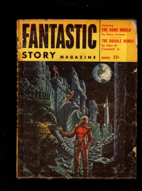 Fantastic Story Magazine v6 #3 1.8 "The Dark World"  Nov 1952 Pulp