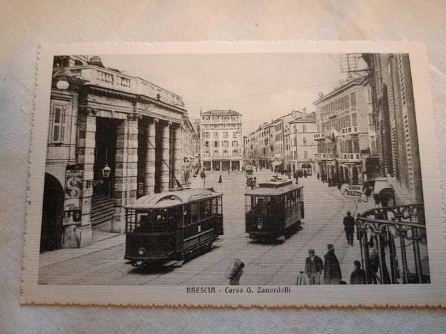 Cartolina di Brescia.Corso G. Zanardelli, Nuova e pertetta