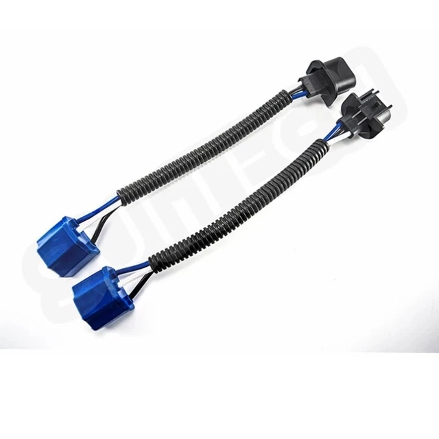 2x H13 9008 to H4 9003 Pigtail Headlight Conversion Harness For GM Dodge ford 2x H13 9008 to H4 9003 Pigtail Headlight Conversion Harness For GM Dodge ford