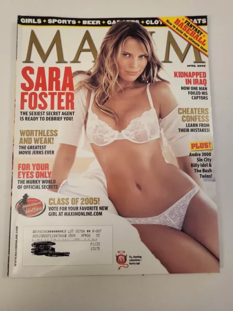 2005 April, Maxim Magazin, Sara Foster, (MH653)