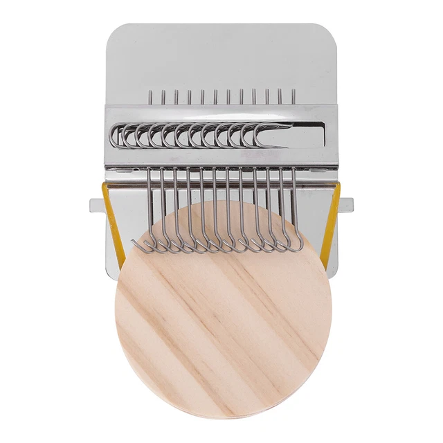 Madera Telar Pequeño Telar Ropa Reparadora Tejido Máquina de Darning (12 Agujas)