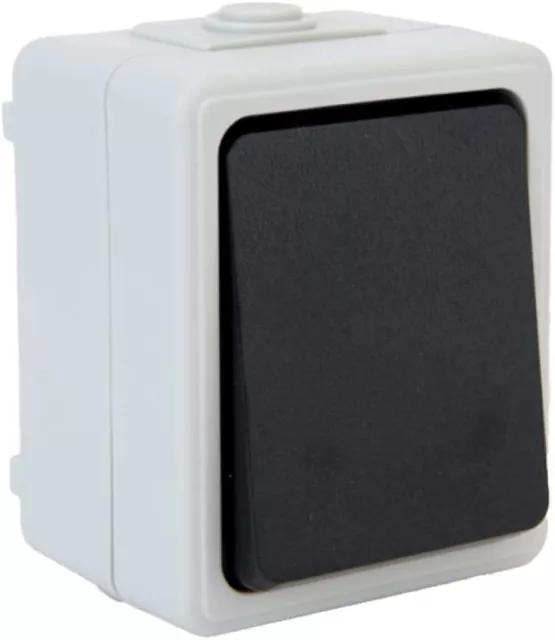 geba PBA 1TW Einfachtaster Schalter für Garagentore Tore Jalousien Aufputz IP44