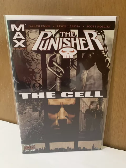 The Punisher The CELL 1 🔥2004 Garth Enis🔥MAX Comics🔥NM