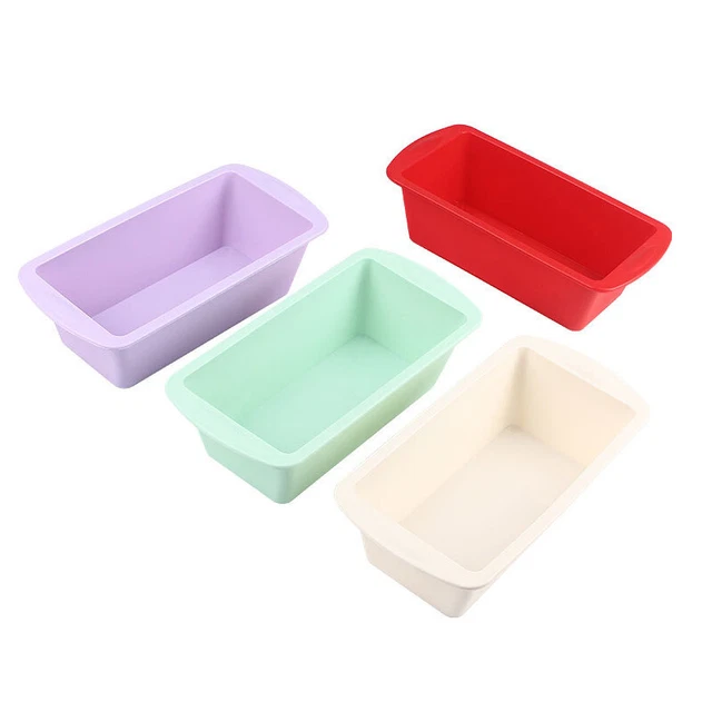 Teglia da Forno per Mini Baguette, Silicone Stampo Mini Baguette, Teglia Perforata Antiaderente, Teglia da Forno per Pane, Stampo da Forno per Pagnotte, Pane Francese (Colori caramelle