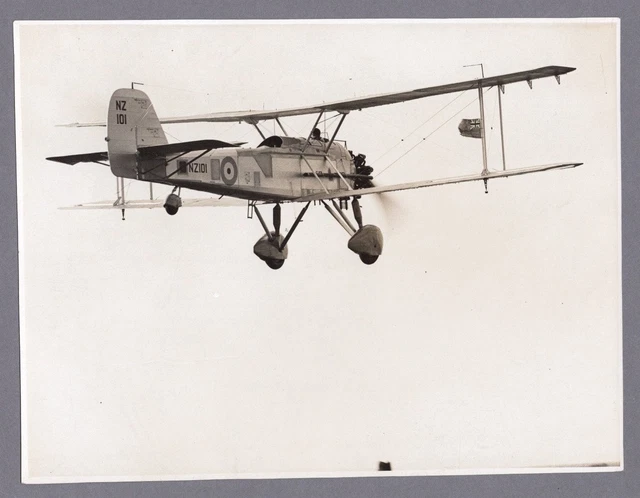 Vickers Vincent Nz101 Large Original Vintage Press Photo Raf Vildebeest - 3