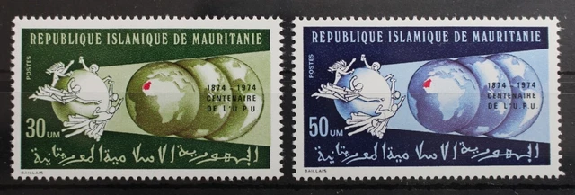 Mauretanien 493-494 postfrisch UPU Weltpostverein #RM420