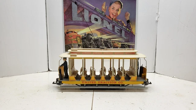 BACHMANN BIG HAULERS G Scale Yellow United Traction Co. Trolley