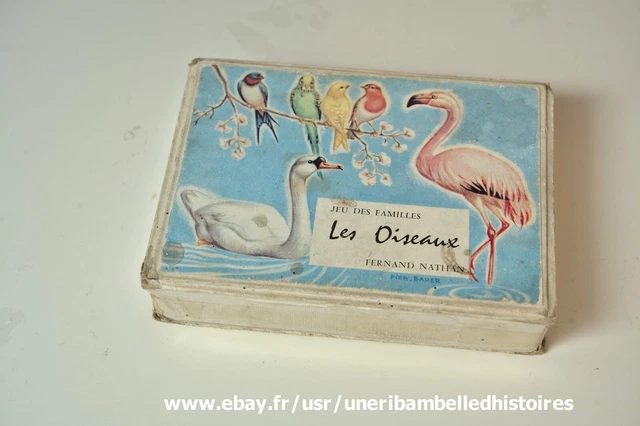 ANCIEN JEU DE cartes LES TABLEAUX CELEBRES ( France ) familles F Nathan