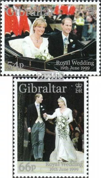 Gibraltar 893-894 (kompl.Ausg.) postfrisch 1999 Hochzeit