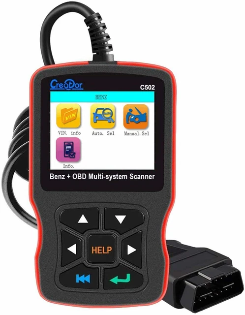 Creator C502 Mercedes Fault Code Reader Full System Scanner Diagnostic Tool OBD2