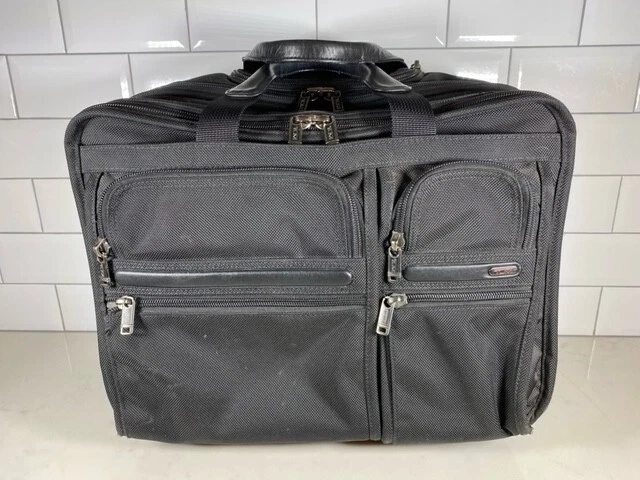 TUMI Alpha Wheeled Expandable Briefcase Black