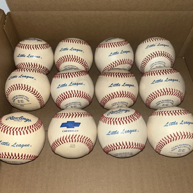 Rawlings Little League Baseballs - Chevrolet 2008 / One Dozen New Rawlings Little League Baseballs - Chevrolet 2008 / One Dozen New