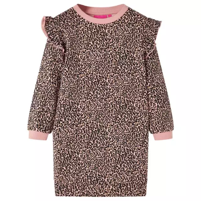 Robe sweatshirt pour enfants rose moyen 116 T8H5