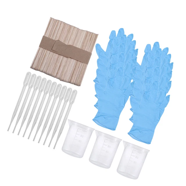 73 Pcs Kristall-Epoxy-Werkzeuge Epoxidharz-Mischset Epoxid-Mischstab Material