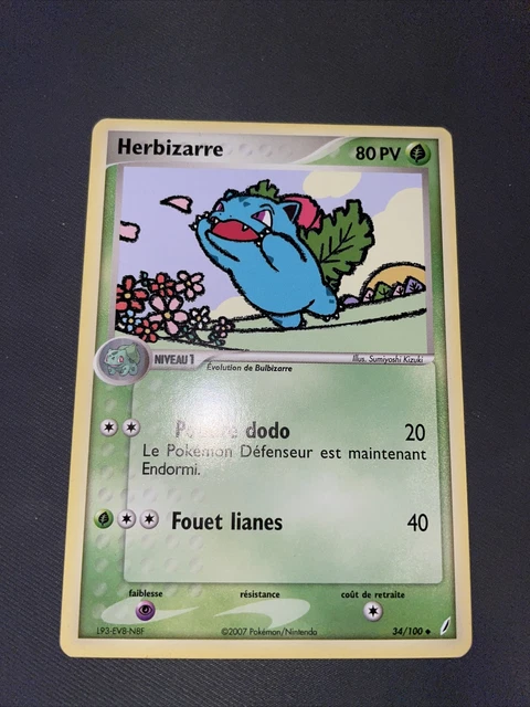Herbizarre Unco - Pokemon 34/100 Ex Gardiens De Cristal Proche Du Neuf Fr