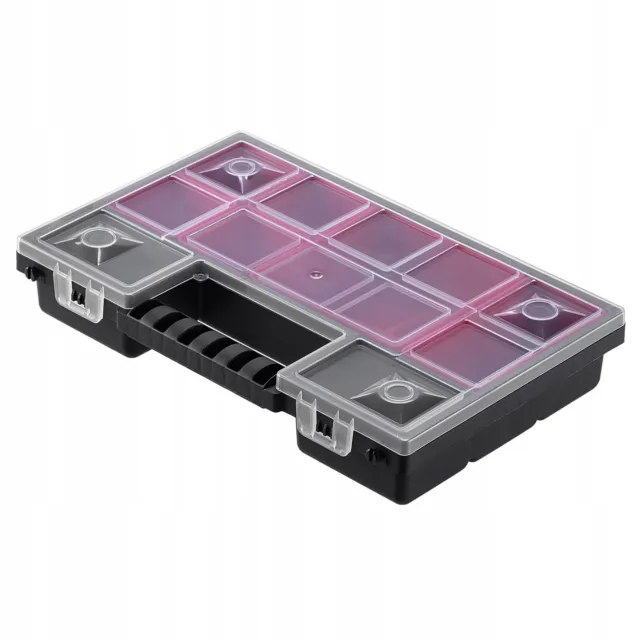 KADAX Organizador, caja de herramientas de plástico, 28 x 18 cm, 1 pieza